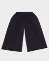 BASERANGE French organic cotton cable knit casual pants BAS-TRCA-PO-SU25-HEI Black
